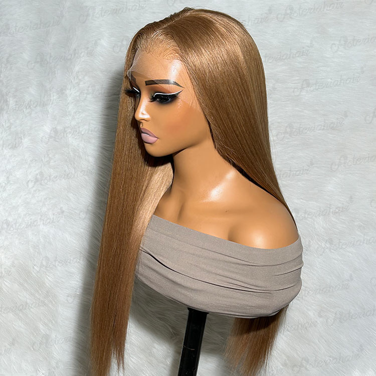 Luxury Human Hair Wig Good Quality Wigs For Straight Brown Hair Wig