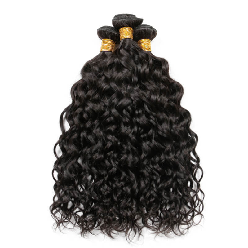 Brazilian Natural Wave Water Wave Human Virgin Hair 3 Bundles Hair