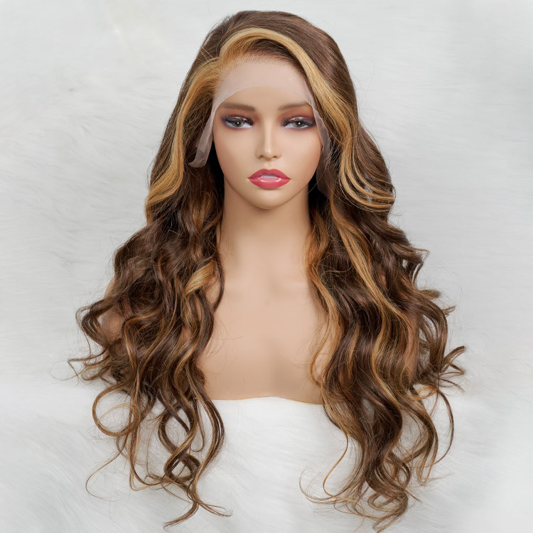 Side Part Highlight Lace Front Wig Asteriahair