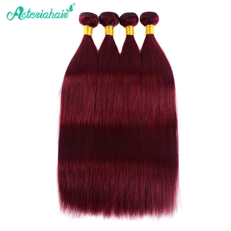 99j Color Straight Hair Bundles Deal 4pcs Full Thick Straight Hair