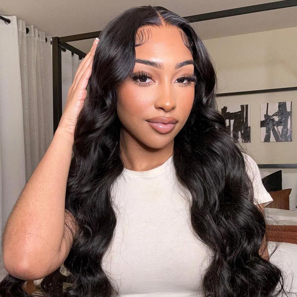 Airy Cap-Flawless Body Wave Transparent Lace Wig With Breathable Cap