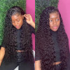 Wet And Wavy Water Wave 4 Bundles With 13*4 Lace Frontal Unprocessed Brazilian Human Hair