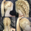 Full Lace Front Wigs Human Hair Cheap Blonde Wigs