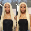 613 Blonde Straight HD Lace Front Wigs 14-24inch