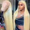 613 Blonde Straight HD Lace Front Wigs 14-24inch