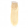 Straight Human Hair 613 Blonde Hair Color 4*4 Lace Closure