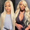 Blonde 5x5 HD Lace Closure Wig 613 Blonde Closure Wigs For Women