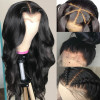 Virgin Human Hair Body Wave 360 Lace Frontal Wigs