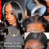 Ready to Go Glueless Wigs - Body Wave 4x7 Lace Closure Wigs Affordable Human Hair Wigs