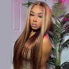 Piano Colored Hair Highlight HD Lace Wigs For Women