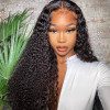 Curly Hair Glueless 6x6 Lace Closure Wigs Human Hair