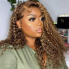 #P4/27 Highlighted Color Deep Wave Lace Front Wigs