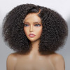 Ready To Go - Super Full Afro Kinky Curly Closure Wigs Human Hair