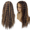#P4/27 Highlighted Color Deep Wave Lace Front Wigs