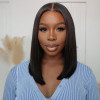 Ready To Go Wig- Short Straight Hair Bob Invisible Lace Glueless Wig