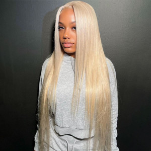 Blonde Color Straight I Tip Human Hair Extensions