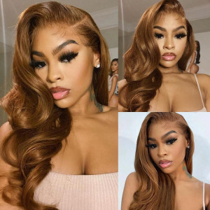 Light brown lace wig