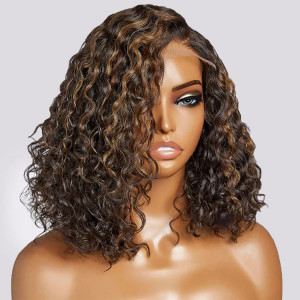 Daily Highlight Water Wave Transparent Lace Wig Super Natural