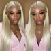 Long Blonde Wig For Women 13x4 HD Lace Front Wig 