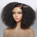 Super Full Wear To Go Afro Kinky Curly Closure Wigs Human Hair