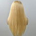 Layered Blonde Lace Front Wig Human Hair 613 Straight Wig