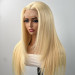 Layered Blonde Lace Front Wig Human Hair 613 Straight Wig