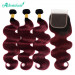 99j Hair Color Brazilian Body Wave 3 Bundles