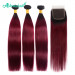 Ombre Straight Brazilian Hair 3 Bundles