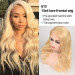 Blonde Hair Color Frontal Wigs