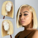 Blonde Bob Wig 613 Blond Hair Color Lace Wig