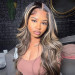 blonde highlight wig
