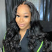 Glueless Body Wave 6x6 Transparent Lace Closure Wigs