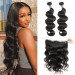 Body Wave Weaves 2 Bundles With Ear To Ear Lace Frontal