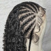 braid style on lace part