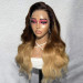 Brown Blonde Ombre Body Wave Lace Front Wig
