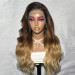 Brown Blonde Ombre Body Wave Lace Front Wig