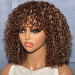 brown highlights wig