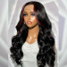 Burgundy Skunk Stripe Hair