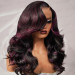 Charming Purple Pre-Colored 13x4 Wigs