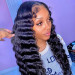 Crimped Hair Human Hair Wig