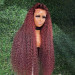 99j Burgundy Fall Hair Color Curly Hair 
