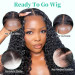 Airy Cap- Breathable Cap Water Wave Undetectable Lace Wigs
