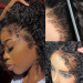 Curly Transparent Lace Front Wig with Kinky Edges