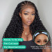 deep wave barided style ready to go lace front wig