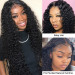 Deep Wave Hair Middle Part Wig