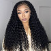 Deep Wave Human Hair Braided Frontal Wig