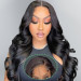 Glueless Body Wave 6x6 Transparent Lace Closure Wigs