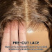 Wear To Go Wig- Honey Blonde Human Hair Wig With Brown Roots Glueless Curly Closure Wig