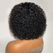 Glueless Shoulder Length Curly 5x5 Closure Lace Mid Part Wig