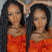 Handmade Butterfly Faux Locs Wig